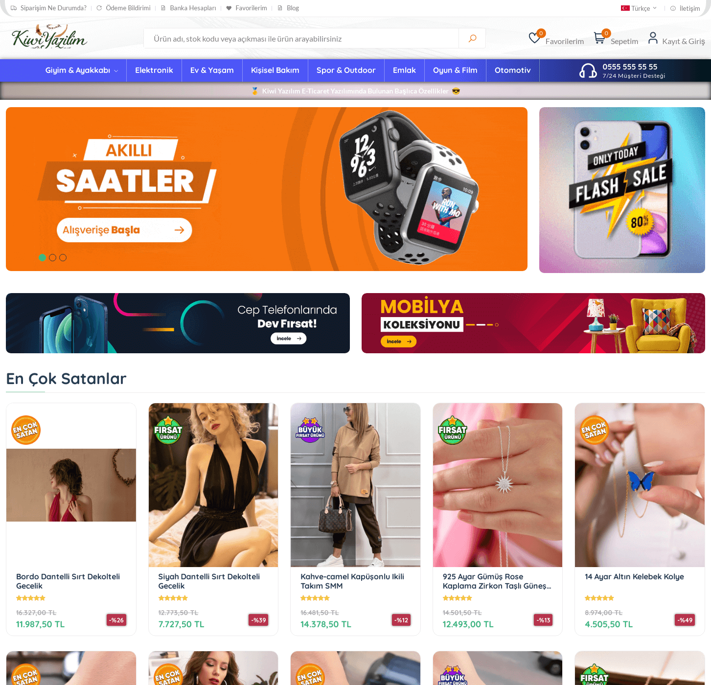 1. Kiwi E-Ticaret Yazılımı